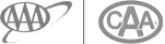 The image shows two logos side by side; one with overlapping 